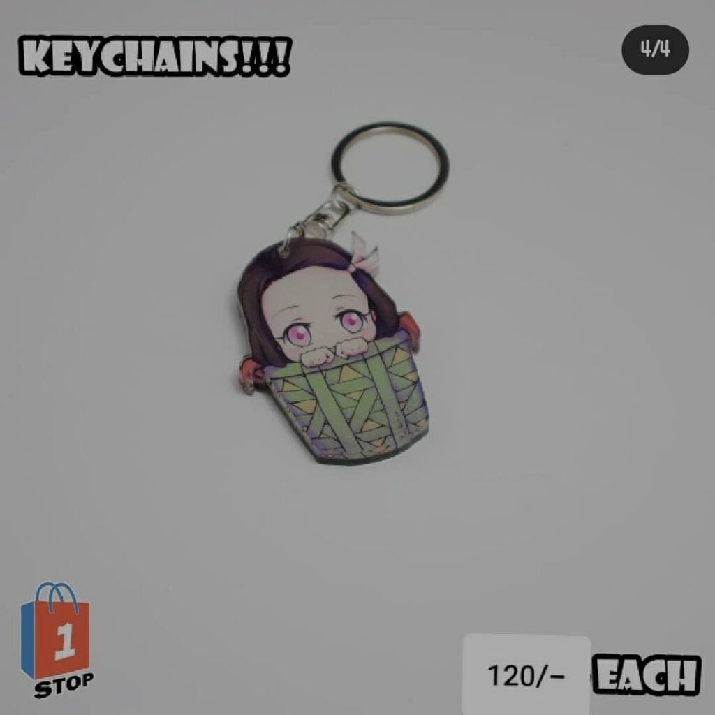 Nezuko Bucket Keychain – One Stop Merchandise